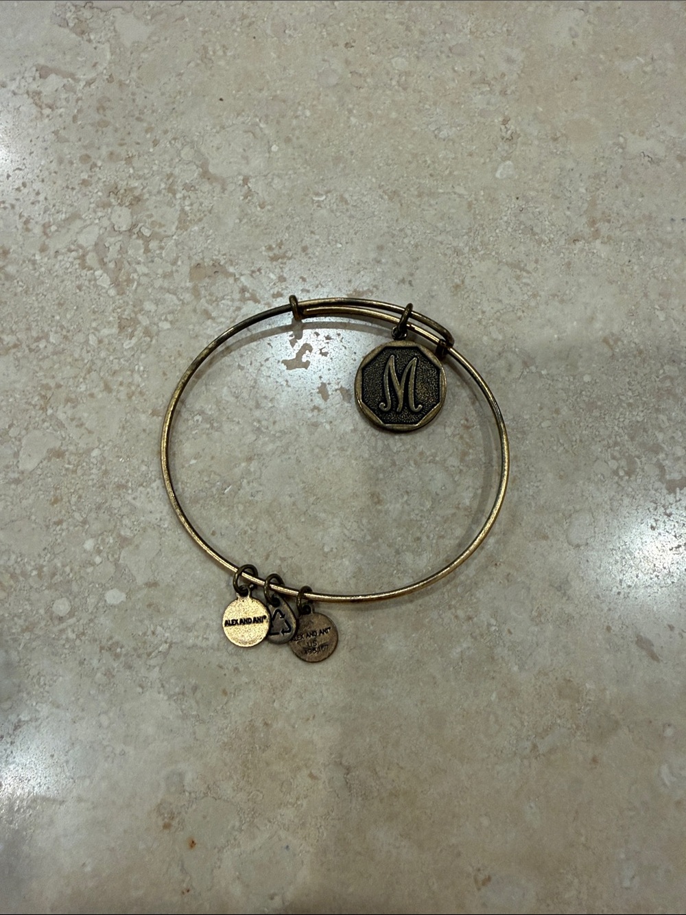 Alex and Ani ‘M’ bracelet